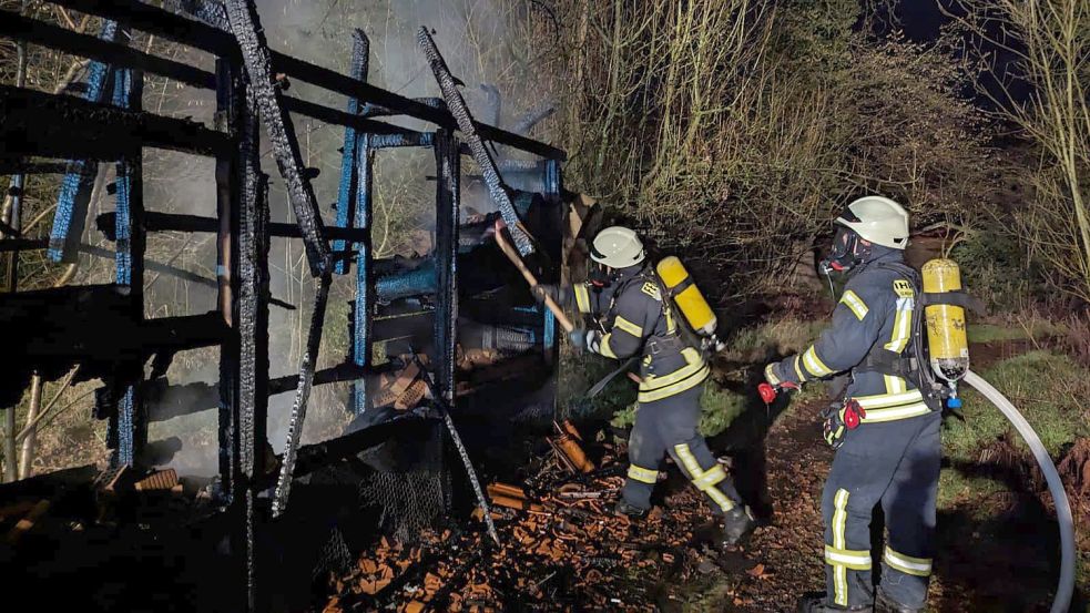 Der Brand konnte durch die Feuerwehrkräfte gelöscht werden.