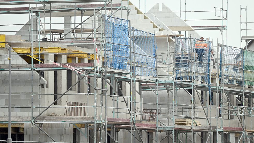 In Hesel und Uplengen entstehen trotz Krise neue Baugebiete. Foto: Gambarini/DPA