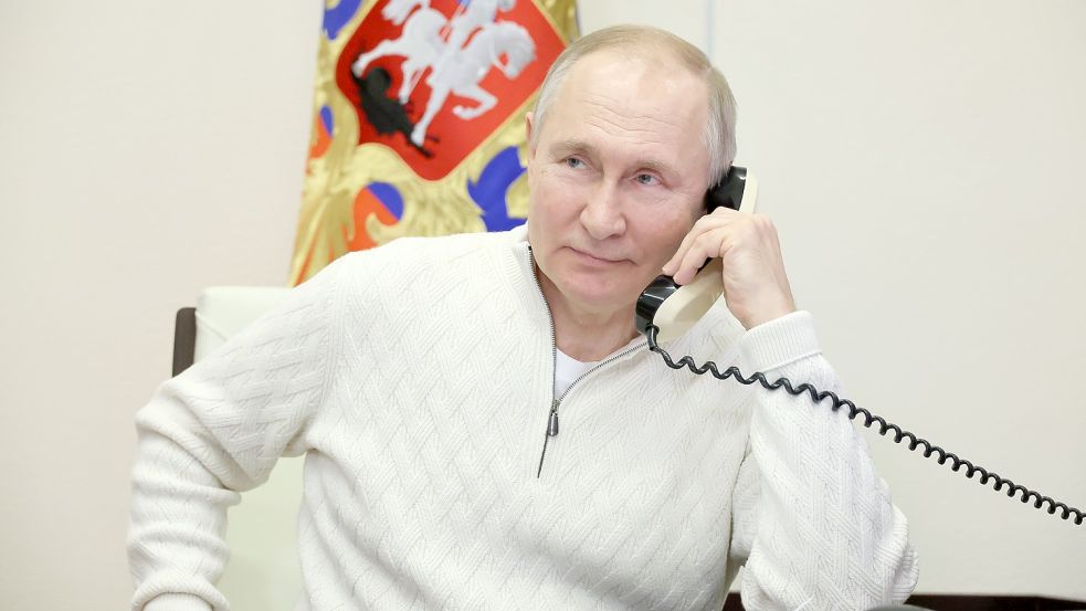 Nicht zum Rückzug bereit: Russlands Präsident Wladimir Putin. Foto: picture alliance/dpa/Pool Sputnik Kremlin/AP