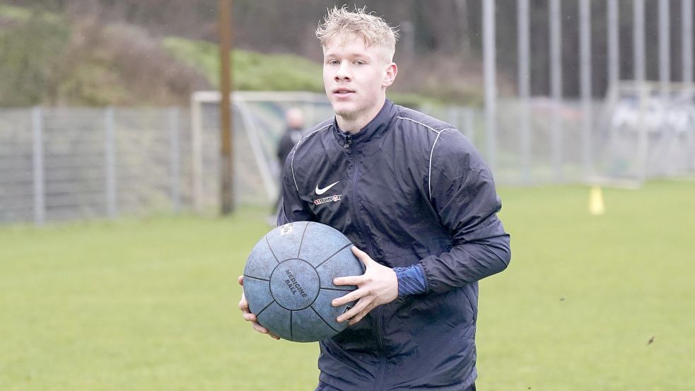 Luca Prasse hat die gesamte intensive Winter-Vorbereitung des SV Meppen absolviert und ist diese Woche zum Profi befördert worden. Foto: Imago
