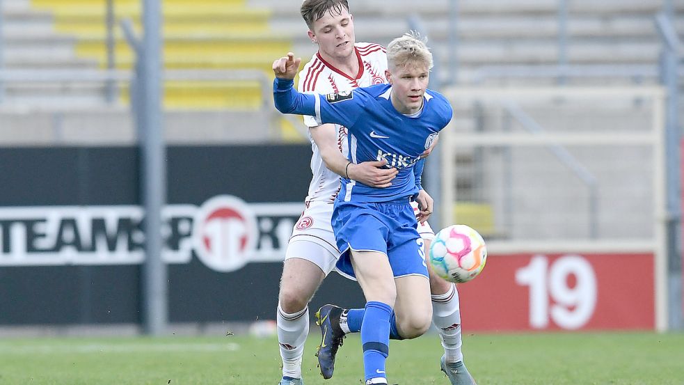 In den Testspielen gegen Fortuna Düsseldorf (Foto), 1. FC Köln und Werder Bremen kam Luca Prasse schon zu Kurzeinsätzen. Foto: Imago