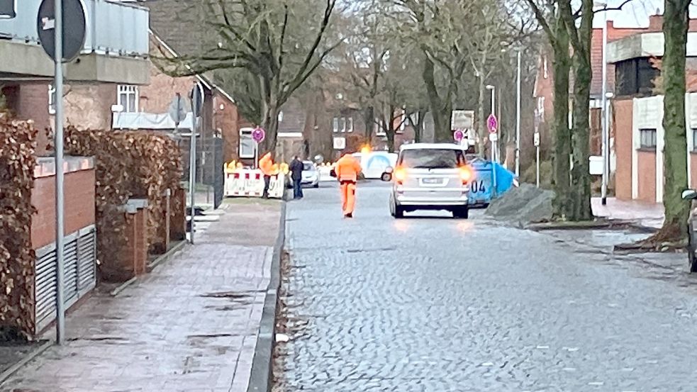 Spezialisten des Kampfmittelräumdienstes waren vor Ort. Foto: Kierstein