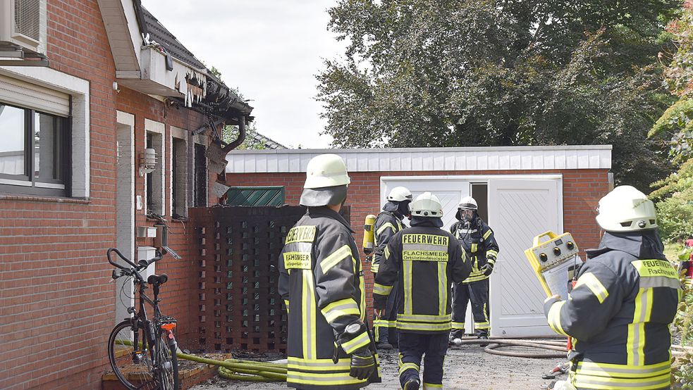 Bei dem Feuer wurde unter anderem der Dachstuhl des Gebäudes stark beschädigt. Foto: Archiv/Wehry