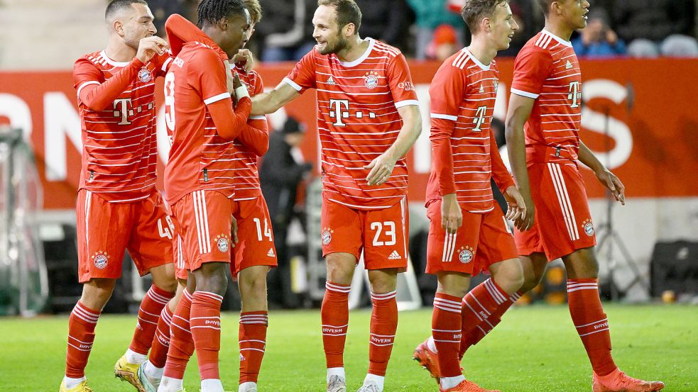 Der FC Bayern München startet mit einem Vier-Punkte-Vorsprung in den 16. Bundesliga-Spieltag. Foto: dpa/Angelika Warmuth