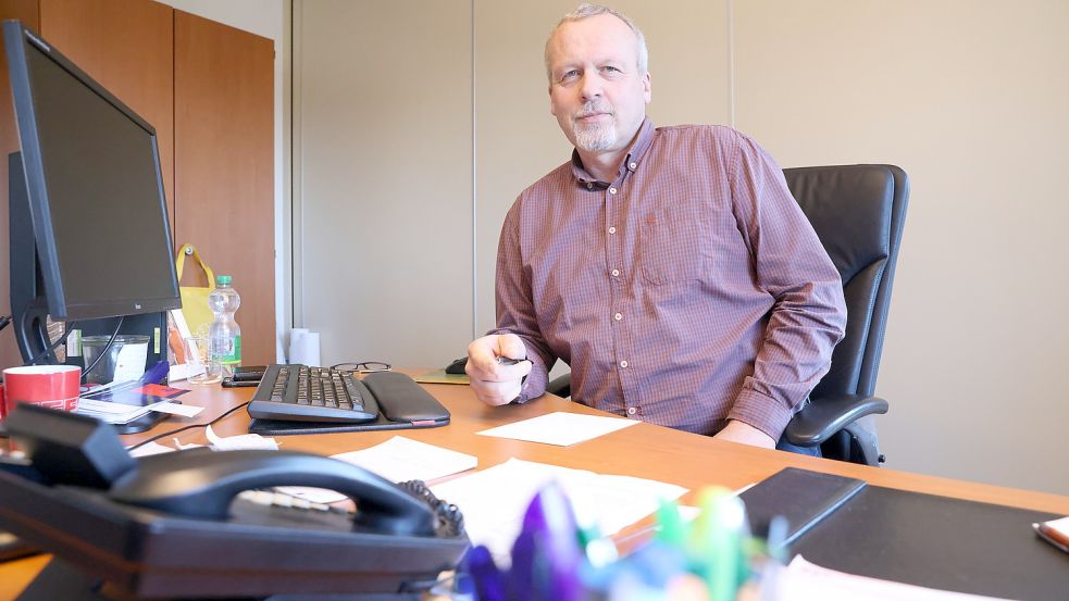 Uwe Redenius blickt zuversichtlich auf das neue Jahr. Foto: Hock