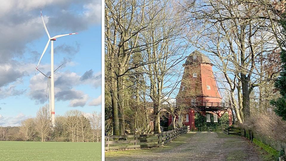 Denkmalschutz und Energiewende standen sich bislang häufig im Weg. Ein Beispiel dafür ist die flügellose Windmühle in Eddelstorf, Niedersachsen. Foto: Dirk Fisser
