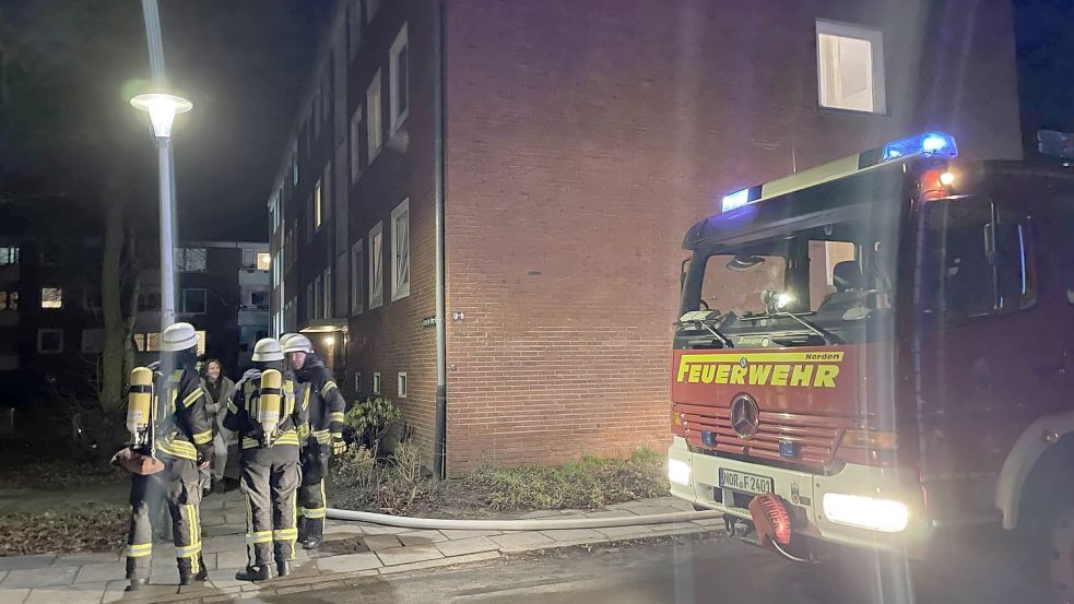 Die Norder Feuerwehr musste am Donnerstagabend ausrücken. Foto: Feuerwehr