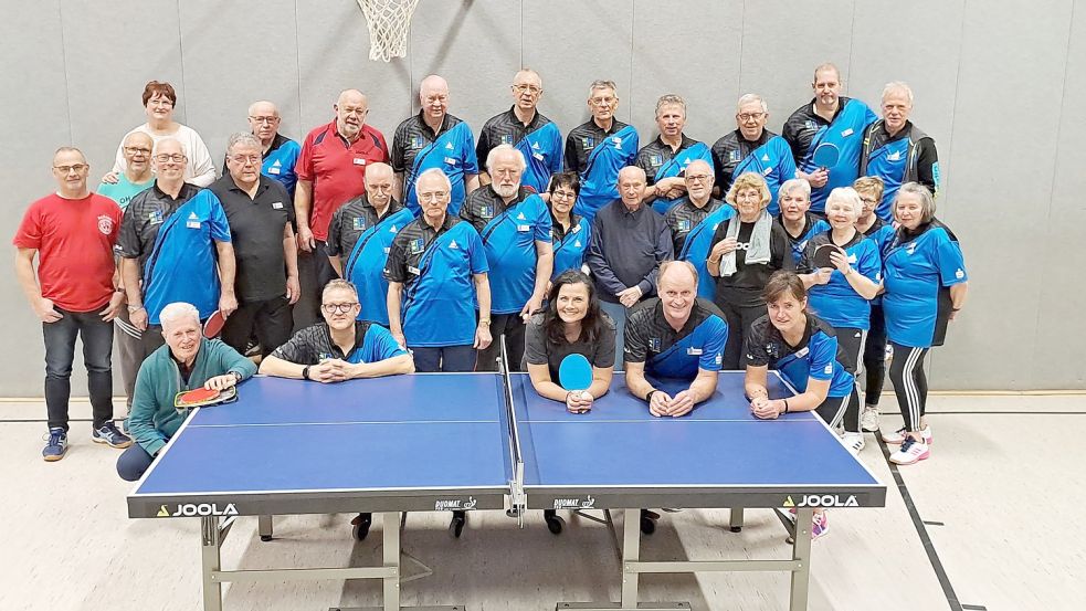 Die Ping-Pong-Parkinson-Sparte des SV Warsingsfehn ist noch sehr jung, aber schon sehr groß. Fotos: Privat