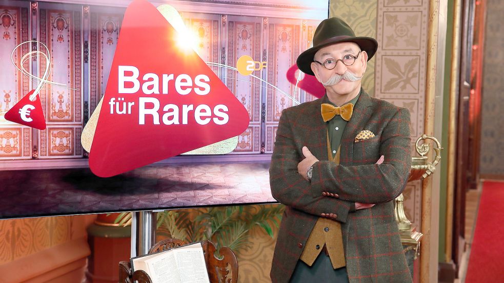 Die deutsche Ausgabe von „Bares für Rares“ moderiert Horst Lichter. Foto: picture alliance/dpa/ZDF/Frank W. Hempel