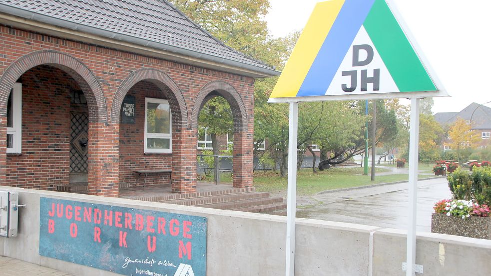 Die Jugendherberge auf Borkum war seit dem Herbst eine Sammelunterkunft für Geflüchtete aus der Ukraine. Foto: Ferber