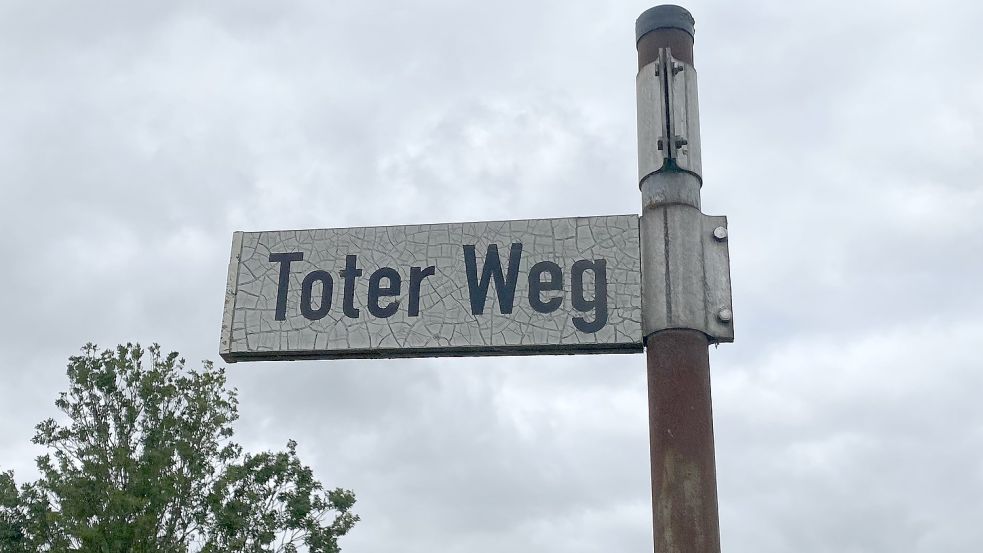 Der Tote Weg in Jemgum soll aus einen neuen Namen bekommen. Foto: Heinig/Archiv