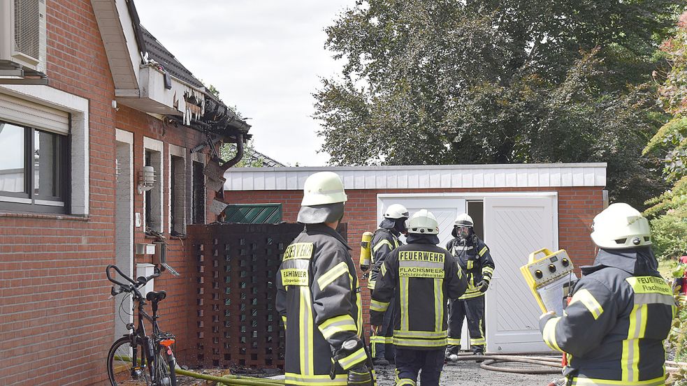 Bei dem Feuer wurde unter anderem der Dachstuhl des Gebäudes stark beschädigt. Foto: Archiv/Wehry