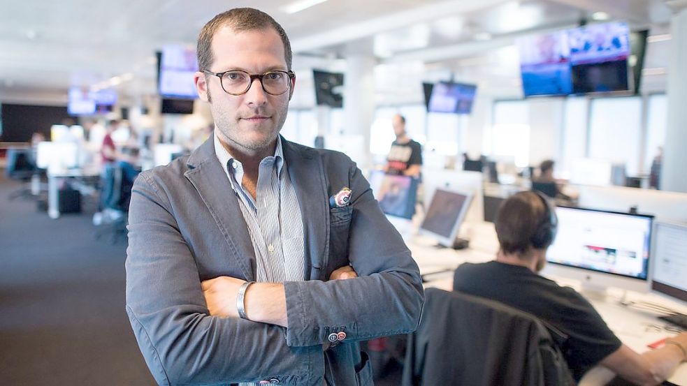 Die Fernsehsendung „Reschke Fernsehen“ erhebt neue Vorwürfe gegen den früheren Chefredakteur der „Bild“-Zeitung, Julian Reichelt. Foto: dpa/Bernd von Jutrczenka
