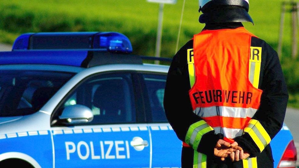 Polizei und Feuerwehr waren am Freitag in Cloppenburg im Einsatz. Symbolfoto: Pixabay