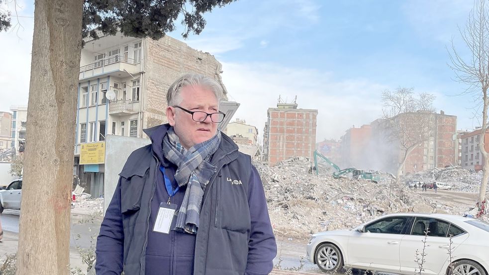 Als „sehr bedrückend“ schildert Hans Musswessels seine Erfahrungen in der Katastrophenregion. Foto: Lands-Aid