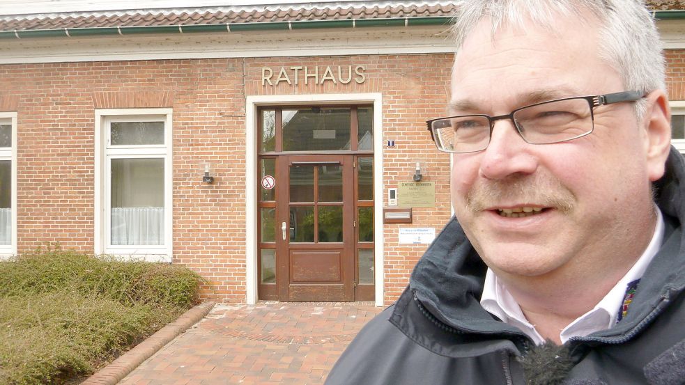 Das Rathaus war sein zweites Zuhause: Frank Baumann wurde kurz nach dem Film sogar Bürgermeister. Foto: Ahrends