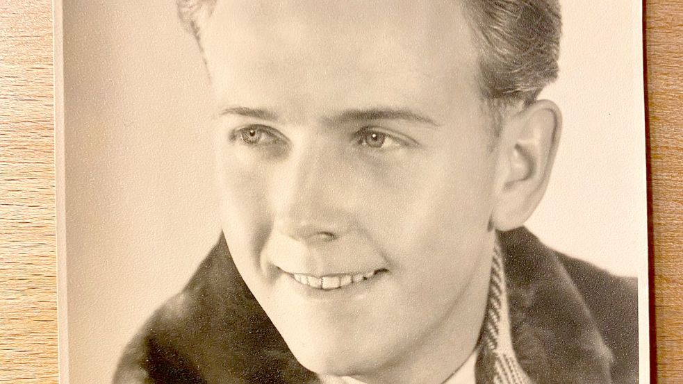 Das Foto aus dem Jahr 1952 zeigt Gerd Janssen Oltmanns. Der damals 18-Jährige wäre fast auf der „Melanie Schulte“ umgekommen. Foto: Privat