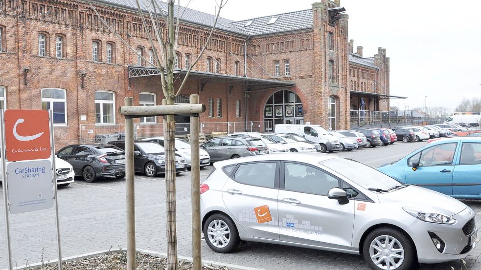 Einer der drei Cambio-Standorte in Leer ist am Zollhaus. Foto: Wolters/Archiv