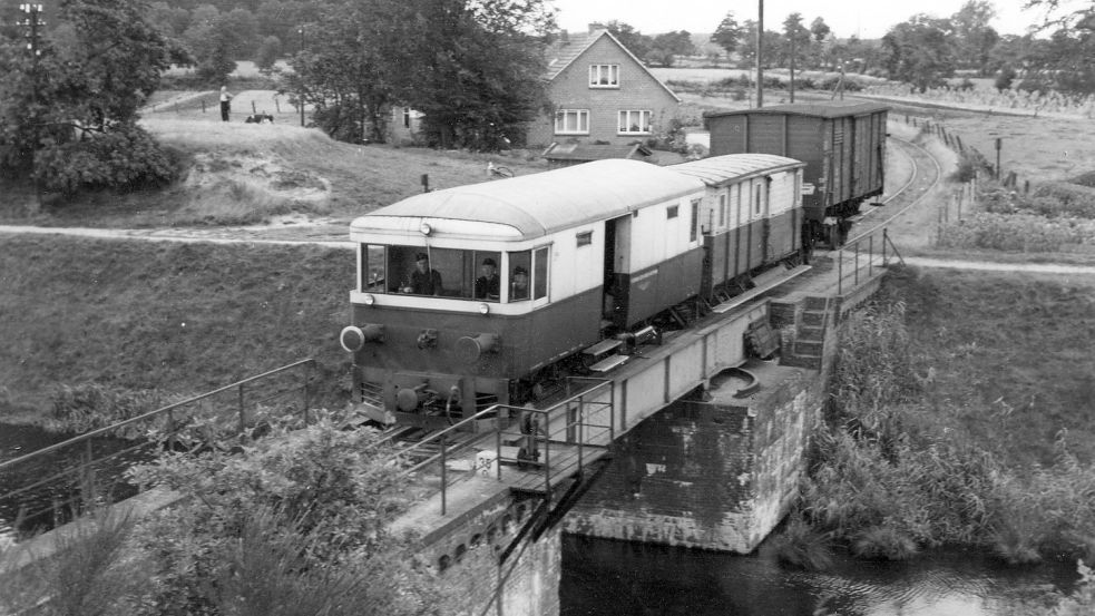 Die Bahnstrecke führte auch über Gewässer. Foto: Privat