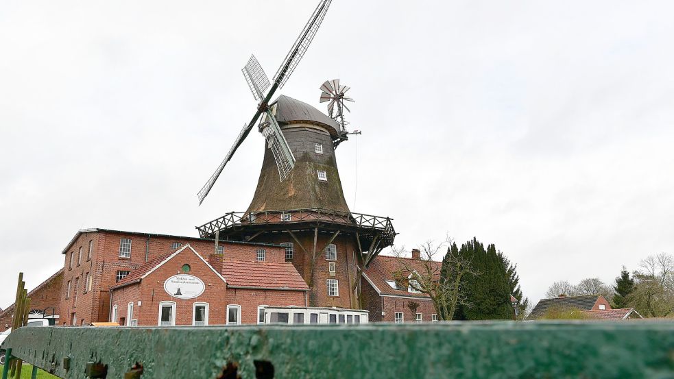 Seit vergangenem Jahr ist das Museum in der Pewsumer Mühle geschlossen. Das wird auch noch so bleiben. Foto: Wagenaar/Archiv