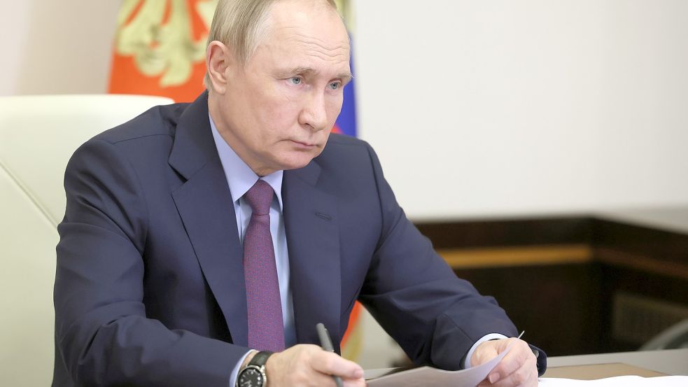 Kremlchef Wladimir Putin, Präsident von Russland. Foto: Pool Sputnik Kremlin/AP/dpa/Mikhail Metzel