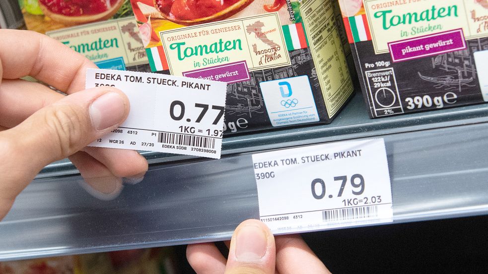 Durch falsche Preisschilder könnten Kunden im Supermarkt teilweise mehr zahlen als gedacht. Foto: dpa/ Sven Hoppe