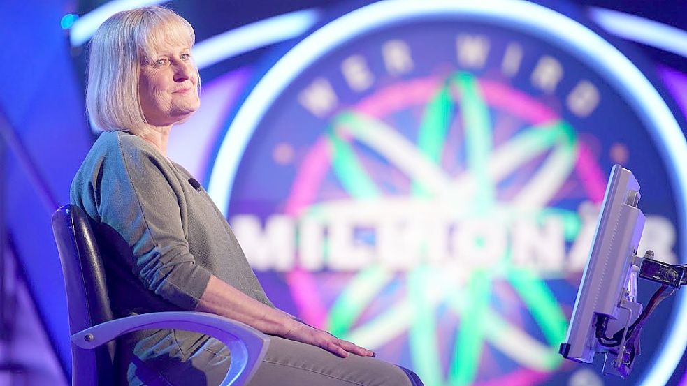 Die Mutter einer berühmten Sängerin überraschte vergangenen Montag das Publikum bei „Wer wird Millionär?“. Foto: RTL / Stefan Gregorowius