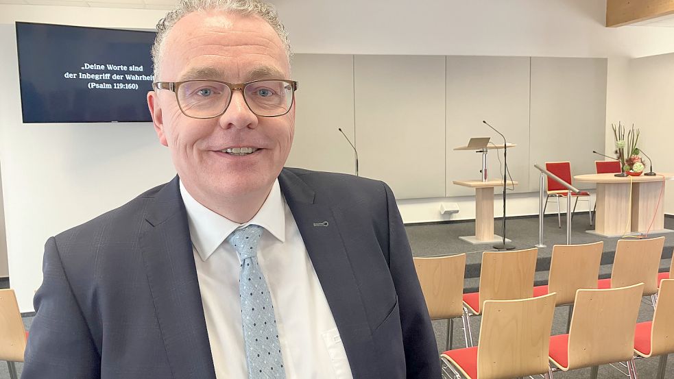 Thorsten Brante ist einer der Ältesten bei den Zeugen Jehovas in Bad Oeynhausen. Foto: Stefanie Witte