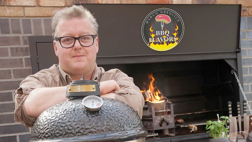 Marco Greulich aus Wiesmoor ist Grillweltmeister und kommt am Samstag nach Rhaudermoor. Foto: Privat