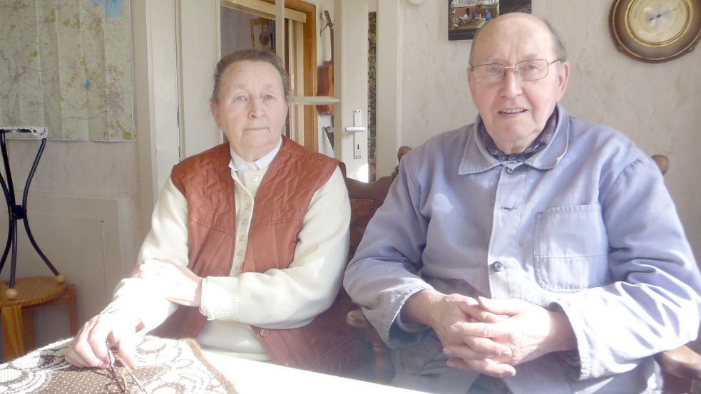 Geschwisterliebe in Ditzumerverlaat. Gerta Weber und Abbo Heinken waren ein Leben lang füreinander da. Foto: Ahrends