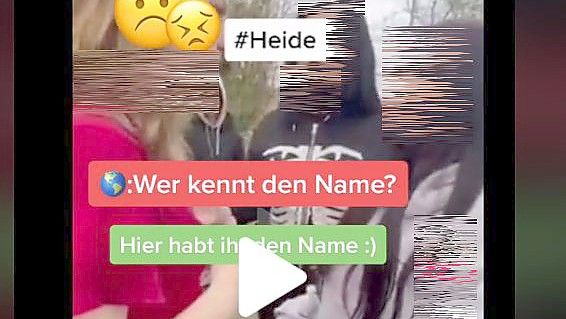 Ein Screenshot aus dem Video, in dem eine Förderschülerin verprügelt wurde. Die Täterinnen filmten ihre Tat in Heide. Foto: Screenshot
