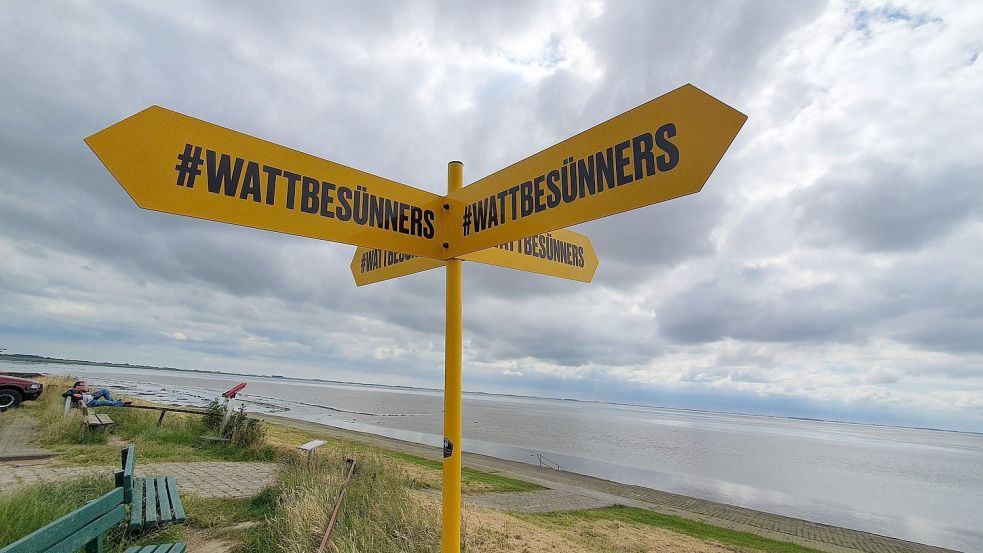 Auf der Bohrinsel in Dyksterhusen bietet sich ein einmaliger Blick. Foto: Archiv