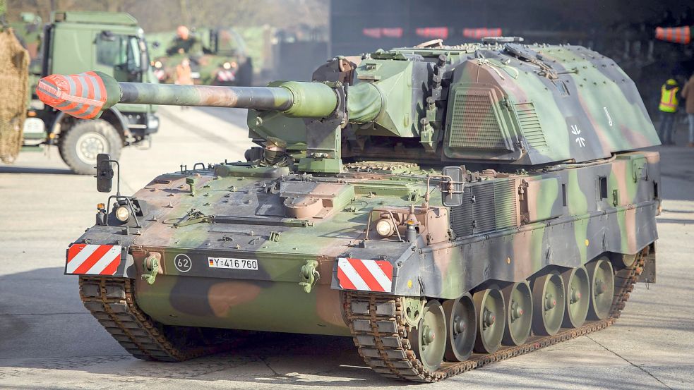 Die Panzerhaubitze 2000 Foto: afp/Gregor Fischer