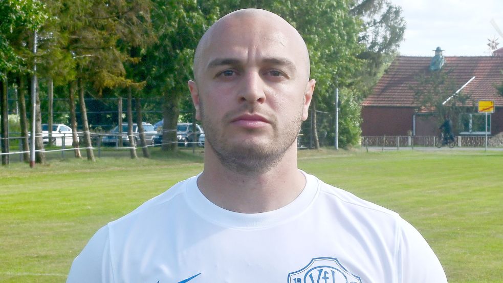 George Goguadze spielte in Ostfriesland schon für Germania Leer, GW Firrel und Kickers Emden. Foto: Damm