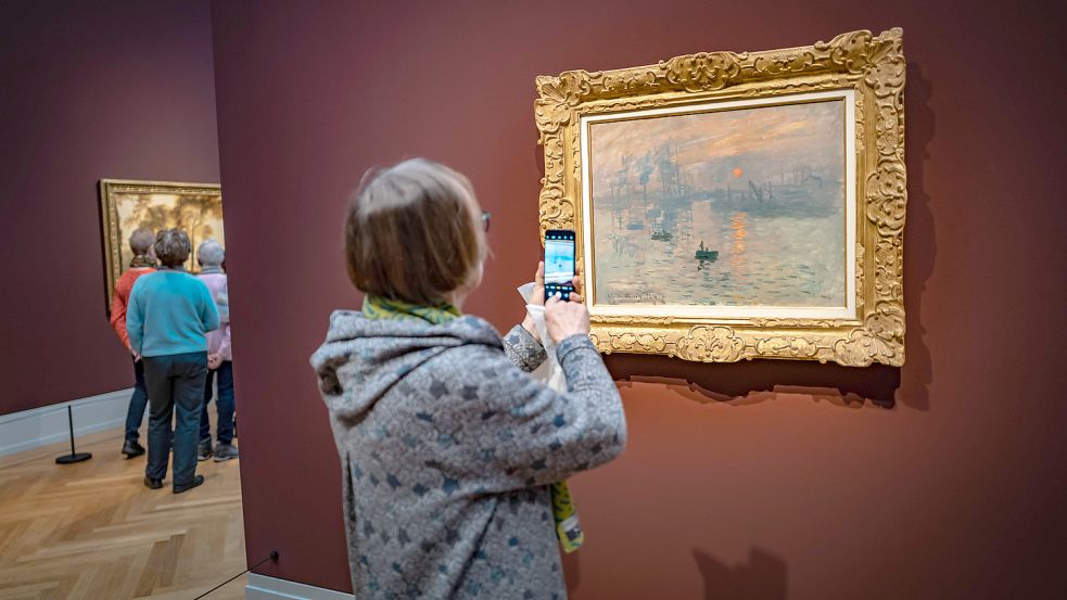 Unbestritten der Star der Ausstellung „Sonne. Die Quelle des Lichts“: Claude Monets „Impression. Sonnenaufgang“, dessen Titel der Stilrichtung des Impressionismus den Namen gab. Foto: www.imago-images.de