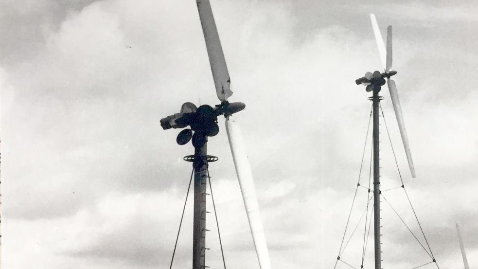Vor 70 Jahren startete nahe Papenburg das Projekt „Windkraftwerk Bokel“. Foto: Privat