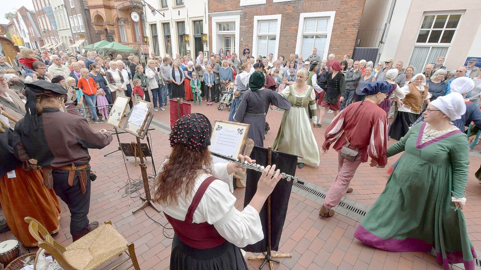 2018 fand das erste historische Altstadtfest in Leer statt. Foto: Ortgies/Archiv