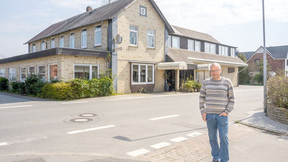 Der Gasthof im Örtchen Nübelfeld hat geschlossen. Besitzer Michael Kläve hatte die Immobilie als Flüchtlingsunterkunft angeboten. Warum aus der Idee trotz der Wohnraumknappheit nichts wurde. Foto: Jörg Kasischke