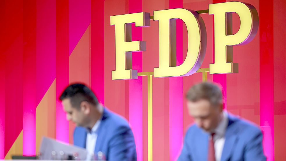 Die Delegierten des Bundesparteitages haben dem FDP-Chef Christian Lindner eine Hypothek aufgebürdet. Foto: Abboud/ Imago