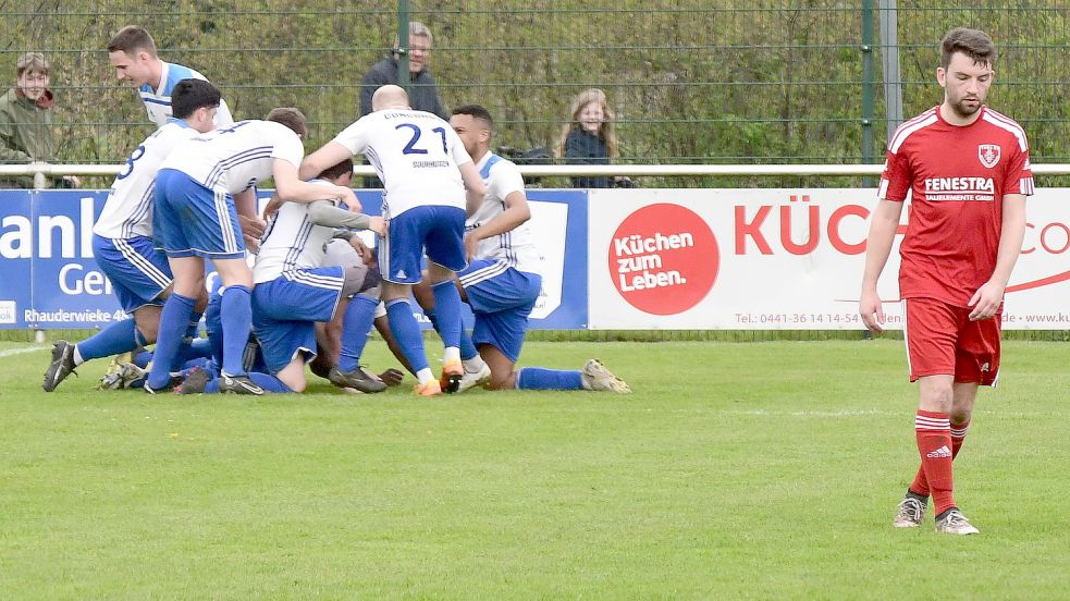 Der Jubel bei Suurhusen war groß. Foto: Damm