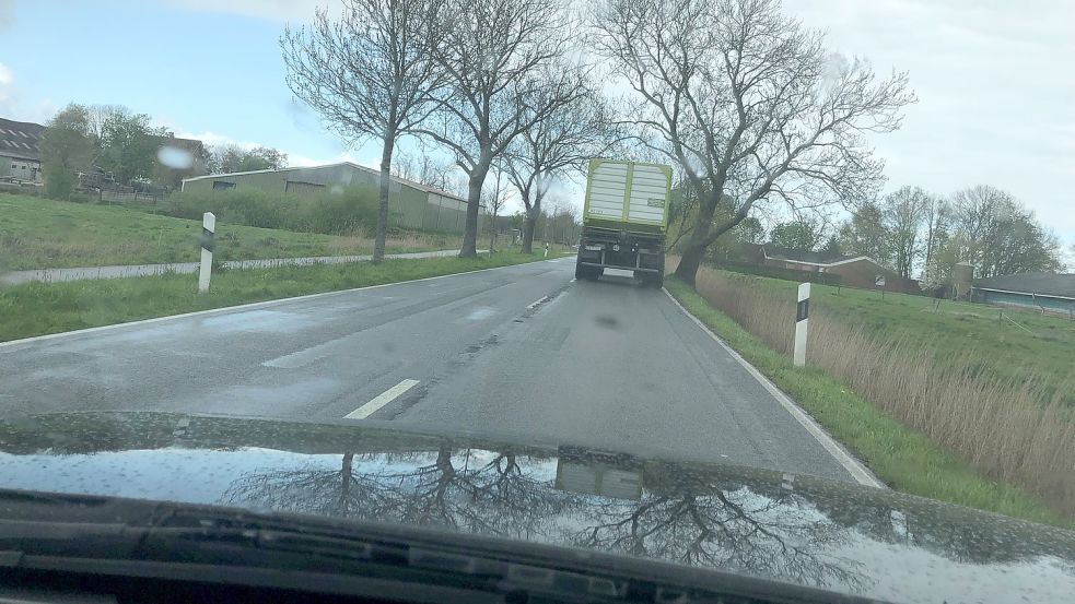 Fahrten auf der Landstraße können derzeit etwas länger dauern. Foto: privat