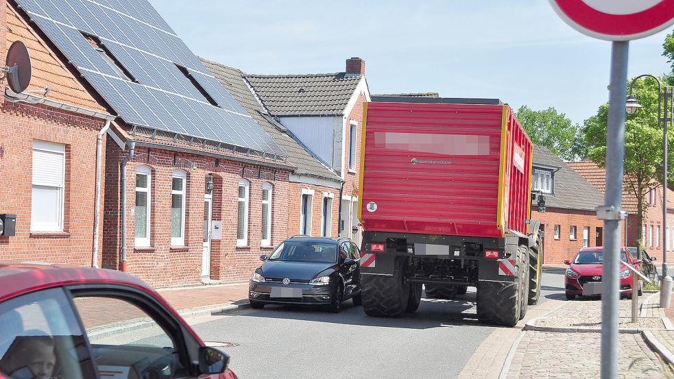 Manchmal wird es eng. Foto: Wolters/Archiv