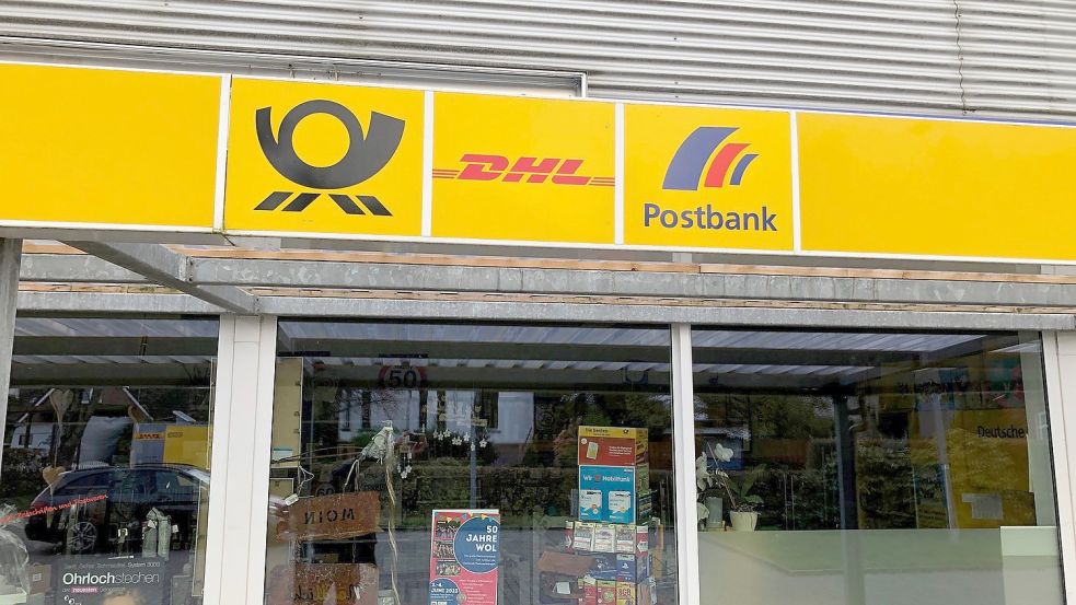 Die Postfiliale in Ihrhove schließt. Die Betreiberin hat den Vertrag mit der Deutschen Post zum 31. Juli gekündigt. Die Post will aber in Ihrhove bleiben. Foto: Ammermann