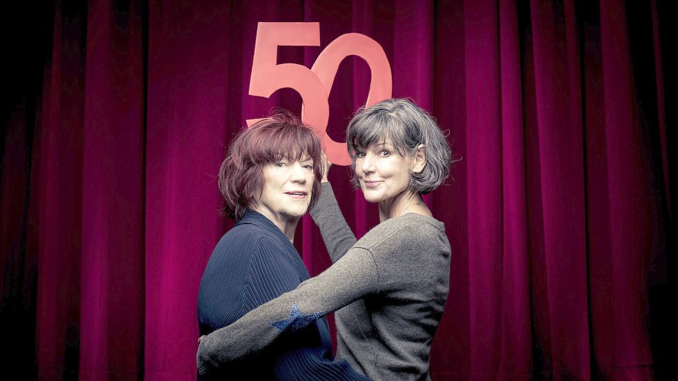 Regina und Tanja Ziegler feiern das 50-jährige bestehen der Produktionsfirma Ziegler Film. Foto: Guido Werner/Ziegler Film