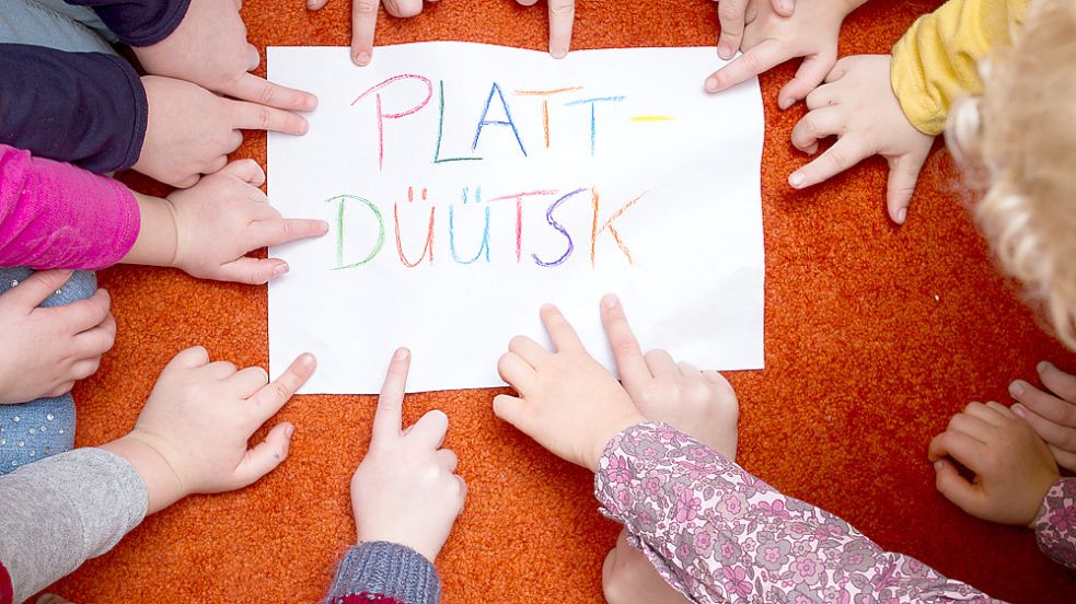 Schon Kindergartenkinder lernen Plattdeutsch. Foto: Archiv/privat