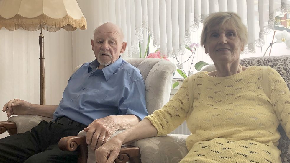Nach 60 Jahren feiert das Ehepaar im Kreise der Familie. Foto: Oltmanns