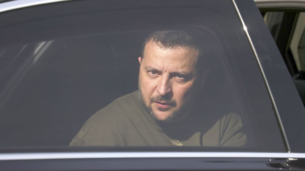 Der ukrainische Präsident Wolodymyr Selenskyj am Donnerstag während seines Besuchs in den Niederlanden. Foto: Herman/Pool Reuters/AP/DPA