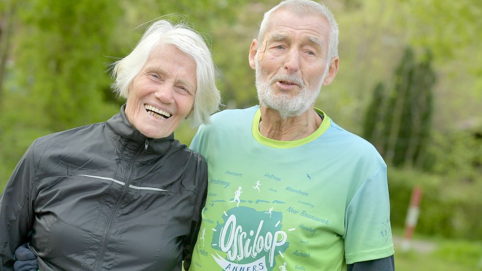 Sie sind das Etappen-Königspaar des Ossiloops: Hilde und Dietrich Steinke. Fotos: Ortgies/Archiv