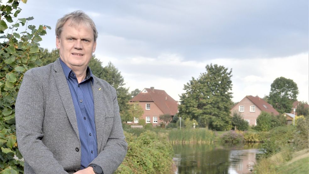 Bürgermeister Thomas Erdwiens (FWG) von Südbrookmerland . Foto: Archiv