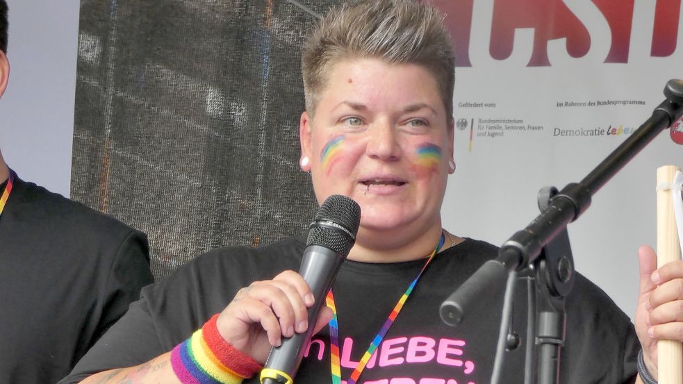 Melly Doden organisiert den Auricher CSD federführend. Foto: Archiv/Mühring